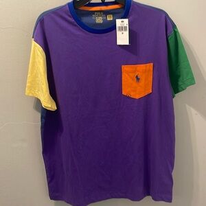 POLO Ralph Lauren Men's Classic-Fit Jersey Pocket T-Shirt Sz M